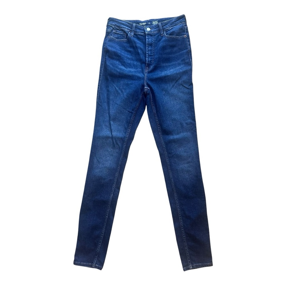 Old Navy Rockstar Super Skinny Jeans — Size 8 Tall Extra High-Rise, 360° Stretch
